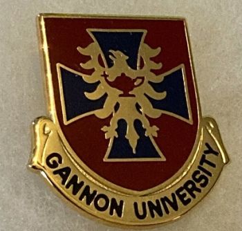 Coat of arms (crest) of the Gannon University Reserve Officer Training Corps, US Army