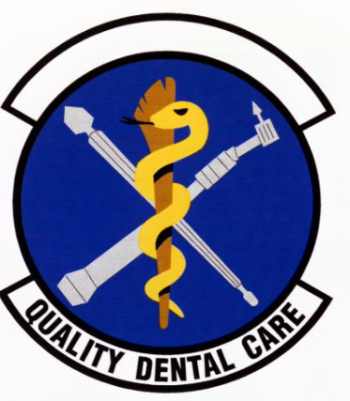 Coat of arms (crest) of the 18th Dental Squadron, US Air Force