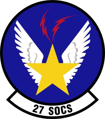 Coat of arms (crest) of the 27th Special Operations Communications Squadron, US Air Force