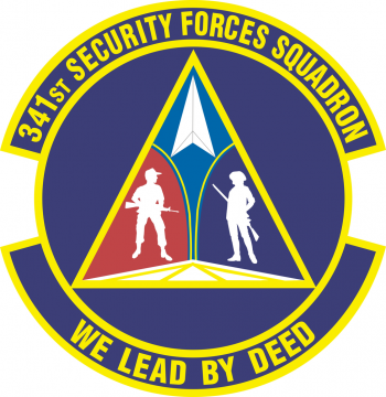 Coat of arms (crest) of the 341st Security Forces Squadron, US Air Force