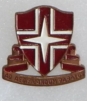 Coat of arms (crest) of the 537th Engineer Battalion, US Army