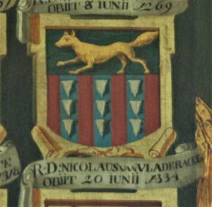 Arms (crest) of Nicolaus van Vladeracken