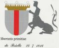 Wapen van Brielle/Coat of arms (crest) of Brielle