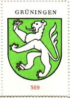 Wappen von Grüningen/Arms (crest) of Grüningen