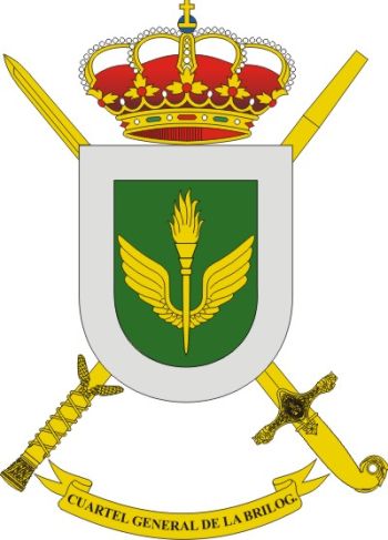 Coat of arms (crest) of the Headquarters Logistics Brigade, Spanish Army