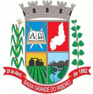 Brasão de Baixa Grande do Ribeiro/Arms (crest) of Baixa Grande do Ribeiro