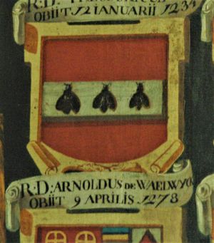 Arms (crest) of Arnoldus van Waalwijk