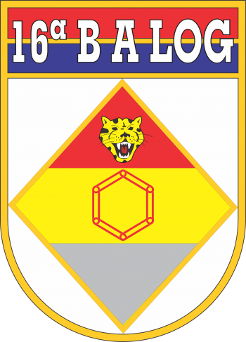 Coat of arms (crest) of the 16th Logistics Base, Brazilian Army