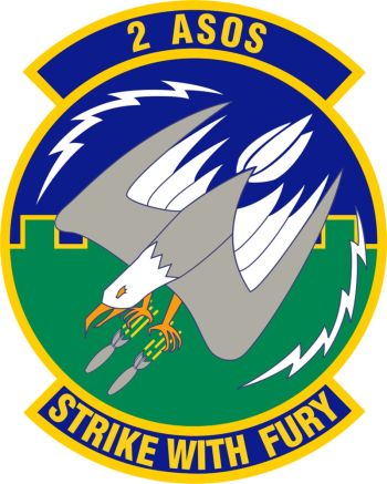 Coat of arms (crest) of the 2nd Air Support Operations Squadron, US Air Force