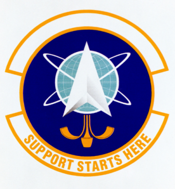 Coat of arms (crest) of the 750th Mission Support Squadron, US Air Force