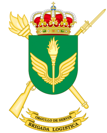 Coat of arms (crest) of the Logistics Brigade, Spanish Army