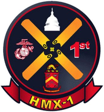 Coat of arms (crest) of Marine Helicopter Squadron (HMX)-1 Marine One, USMC