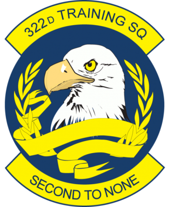 Coat of arms (crest) of the 322nd Training Squadron, US Air Force