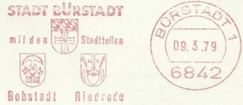 Wappen von Bürstadt/Coat of arms (crest) of Bürstadt