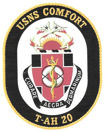 Coat of arms (crest) of the Hospital Ship USNS Comfort (T-AH-20)