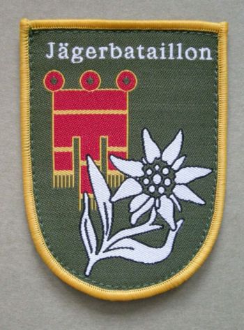 Coat of arms (crest) of the Jaeger Battalion Vorarlberg, Austrian Army