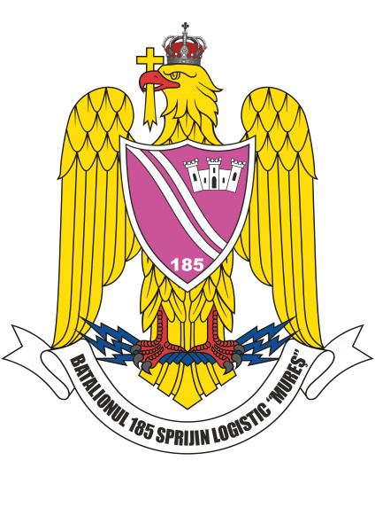 File:185th Logistics Support Battalion Mureş, Romanian Army.png