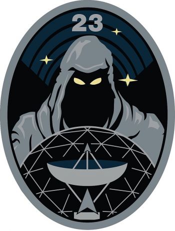 Coat of arms (crest) of 23rd Space Operations Squadron, US Space Force