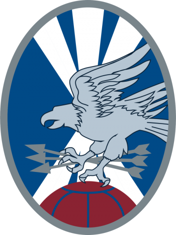 Coat of arms (crest) of the 460th Operations Support Squadron, US Space Force
