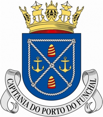 Coat of arms (crest) of the Harbour Captain of Funchal, Portuguese Navy
