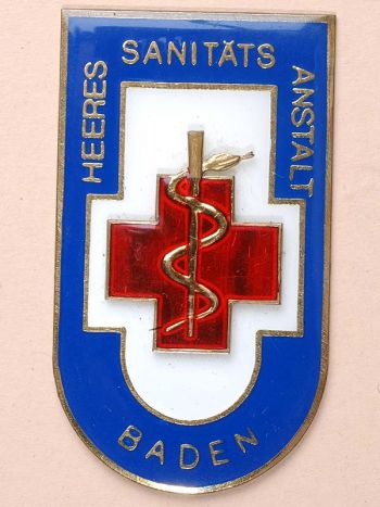 Blason de Medical Establishment Baden, Austrian Army/Arms (crest) of Medical Establishment Baden, Austrian Army