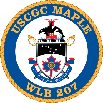 Coat of arms (crest) of USCGC Maple (WLB-207)