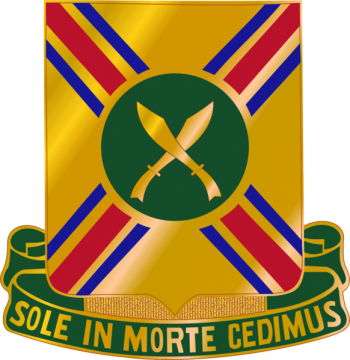 Coat of arms (crest) of 187th Armor Regiment, Florida Army National Guard