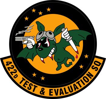 Coat of arms (crest) of the 422nd Test and Evaluation Squadron, US Air Force