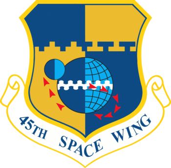 Coat of arms (crest) of the 45th Space Wing, US Air Force
