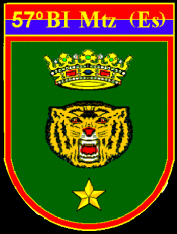 Coat of arms (crest) of the 57th Motorized Infantry School Battalion, Brazilian Army