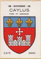 Blason de Caylus/Arms (crest) of Caylus