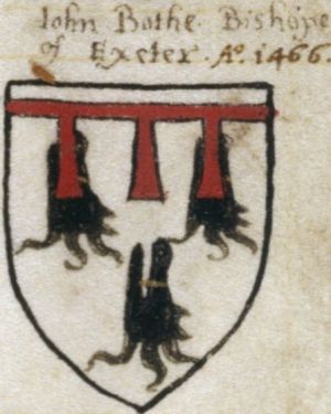 Arms (crest) of John Booth