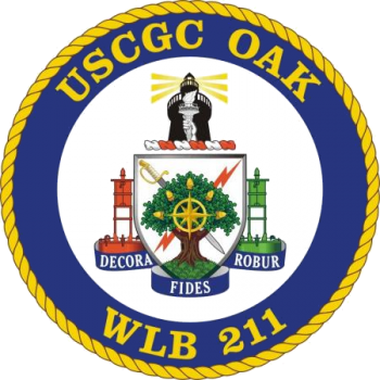 Coat of arms (crest) of the USCGC Oak (WLB-211)