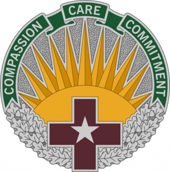 Coat of arms (crest) of US Army Medical Readiness Command Central