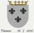 Wapen van Vianen/Coat of arms (crest) of Vianen