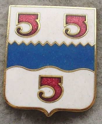 Coat of arms (crest) of 555th Engineer Battalion, US Army