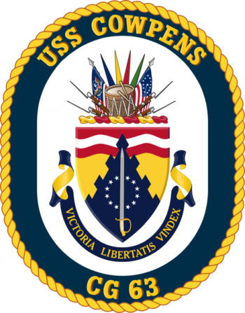 Coat of arms (crest) of Cruiser USS Cowpens
