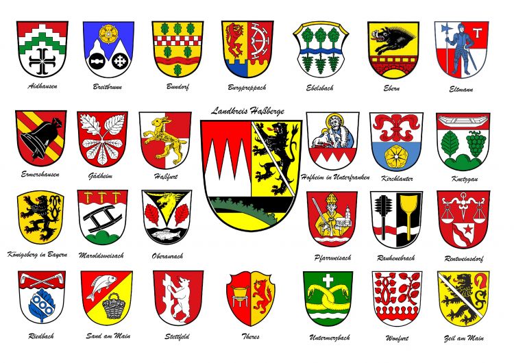 Wappen von Hassberge/Coat of arms (crest) of Hassberge