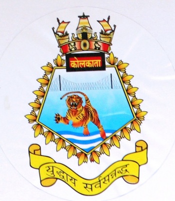 Blason de INS Kolkata, Indian Navy/Arms (crest) of INS Kolkata, Indian Navy