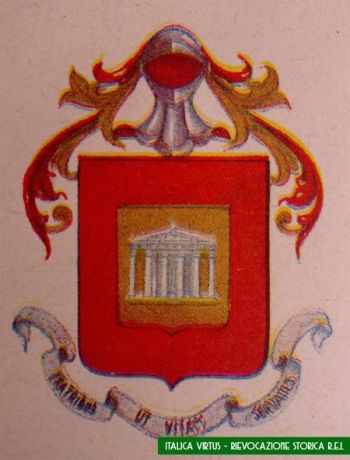 Coat of arms (crest) of the Military Medical Application School, Royal Italian Army