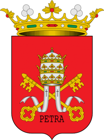 Escudo de Petra (Baleares)/Arms (crest) of Petra (Baleares)