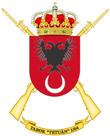 Coat of arms (crest) of the Tabor Tetuán I-54, Spanish Army