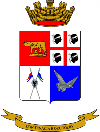 Coat of arms (crest) of the 47th Signal Battalion Gennargentu, Italian Army