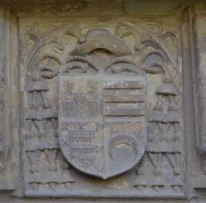 Arms (crest) of Martín Fernández de Angulo Saavedra y Luna