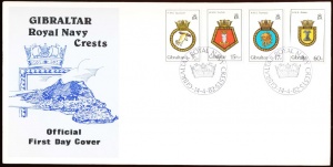 Arms (crest) of Gibraltar (stamps)
