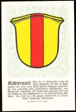 Wappen von/Blason de Richterswil