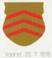 Wapen van Voorst/Coat of arms (crest) of Voorst