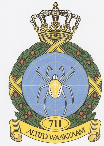 Coat of arms (crest) of the 711th Squadron, Netherlands Air Force