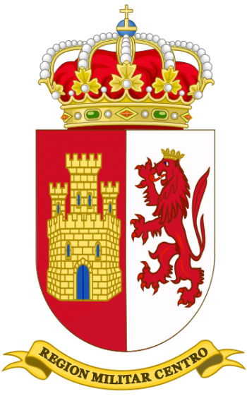 Coat of arms (crest) of the Central Military Region, Spanish Army