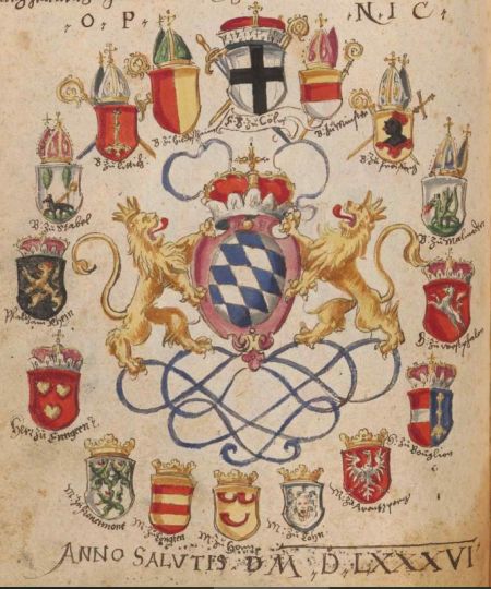 Arms of Ernst von Bayern